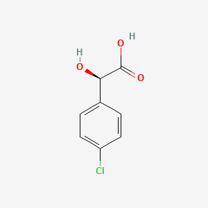 Chemical structure of 4-Chloro-D-mandelic Acid