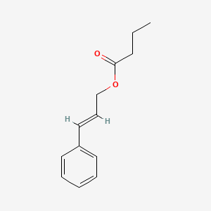 Chemical structure of Cinnamyl Butyrate