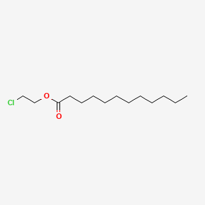 Chemical structure of 2-Chloroethyl Laurate