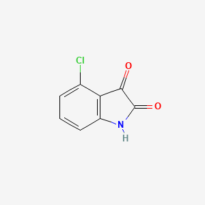 Chemical structure of 4-Chloroisatin