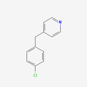 Chemical structure of 4-(4-Chlorobenzyl)pyridine