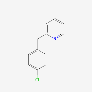 Chemical structure of 2-(4-Chlorobenzyl)pyridine