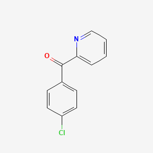 Chemical structure of 2-(4-Chlorobenzoyl)pyridine