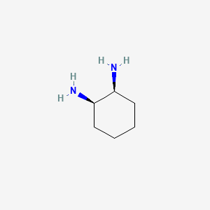 Chemical structure of cis-1,2-Cyclohexanediamine