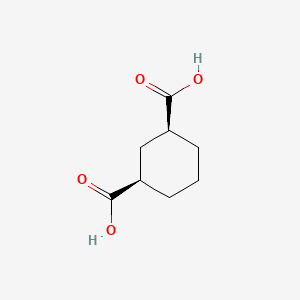 Chemical structure of cis-1,3-Cyclohexanedicarboxylic Acid