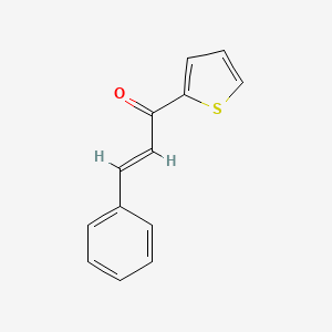 Chemical structure of 2-Cinnamoylthiophene