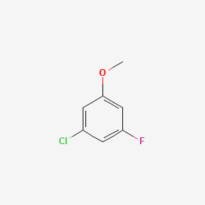 Chemical structure of 3-Chloro-5-fluoroanisole