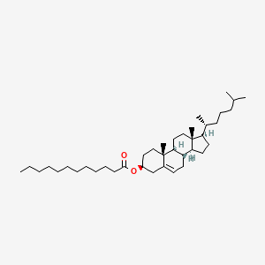 Chemical structure of Cholesterol Laurate