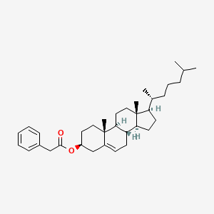 Chemical structure of Cholesterol Phenylacetate