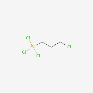 Chemical structure of 3-Chloropropyltrichlorosilane