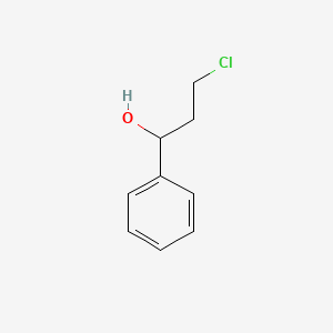 Chemical structure of 3-Chloro-1-phenyl-1-propanol