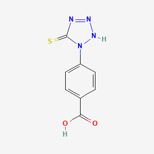 Chemical structure of 1-(4-Carboxyphenyl)-5-mercapto-1H-tetrazole