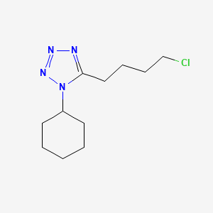 Chemical structure of 1-Cyclohexyl-5-(4-chlorobutyl)-1H-tetrazole