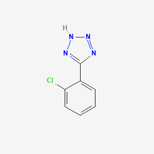 Chemical structure of 5-(2-Chlorophenyl)-1H-tetrazole