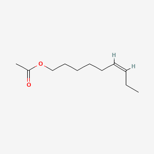Chemical structure of cis-6-Nonenyl Acetate