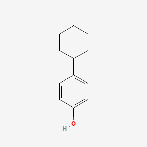 Chemical structure of 4-Cyclohexylphenol