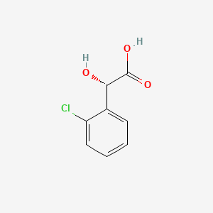 Chemical structure of 2-Chloro-L-mandelic Acid