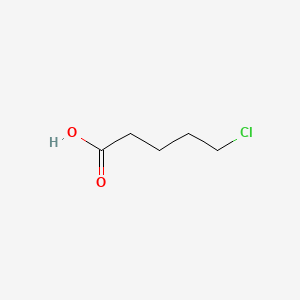 Chemical structure of 5-Chlorovaleric Acid