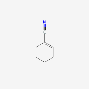 Chemical structure of Cyclohexenecarbonitrile