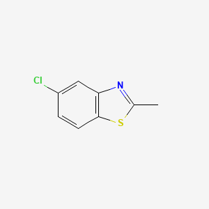 Chemical structure of 5-Chloro-2-methylbenzothiazole
