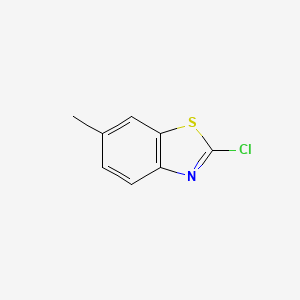 Chemical structure of 2-Chloro-6-methylbenzothiazole