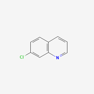 Chemical structure of 7-Chloroquinoline