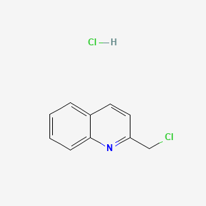 Chemical structure of 2-Chloromethylquinoline Hydrochloride