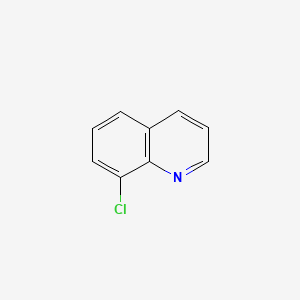 Chemical structure of 8-Chloroquinoline