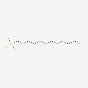 Chemical structure of Chloro(dodecyl)dimethylsilane