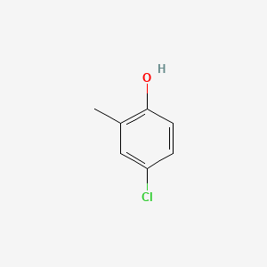 Chemical structure of 4-Chloro-o-cresol