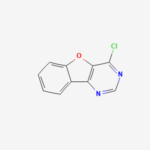 Chemical structure of 4-Chlorobenzofuro[3,2-d]pyrimidine