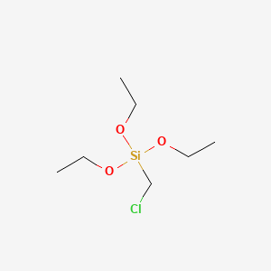 Chemical structure of (Chloromethyl)triethoxysilane