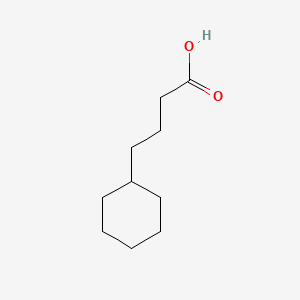 Chemical structure of 4-Cyclohexanebutyric Acid