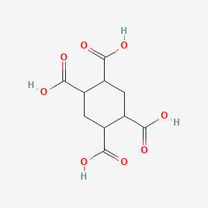 Chemical structure of 1,2,4,5-Cyclohexanetetracarboxylic Acid