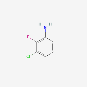 Chemical structure of 3-Chloro-2-fluoroaniline