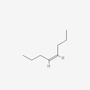 Chemical structure of cis-4-Octene