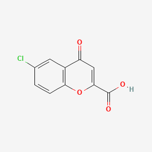 Chemical structure of 6-Chlorochromone-2-carboxylic Acid