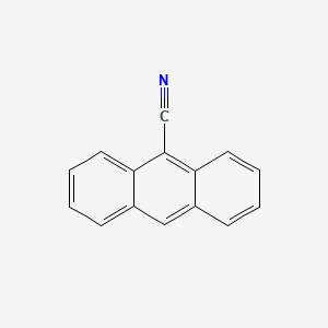 Chemical structure of 9-Cyanoanthracene