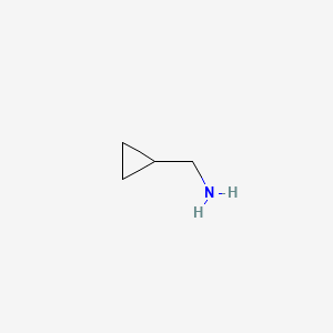 Chemical structure of Cyclopropylmethylamine