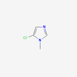 Chemical structure of 5-Chloro-1-methylimidazole