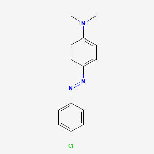 Chemical structure of 4'-Chloro-4-dimethylaminoazobenzene