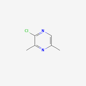 Chemical structure of 2-Chloro-3,5-dimethylpyrazine