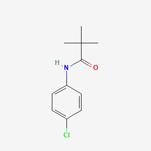 Chemical structure of 4'-Chloropivaloanilide