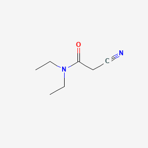 Chemical structure of 2-Cyano-N,N-diethylacetamide