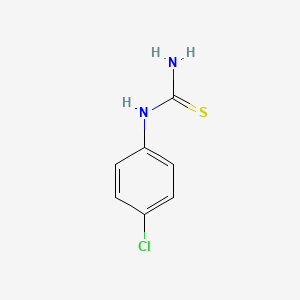 Chemical structure of (4-Chlorophenyl)thiourea