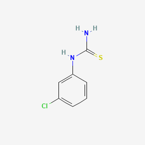 Chemical structure of (3-Chlorophenyl)thiourea