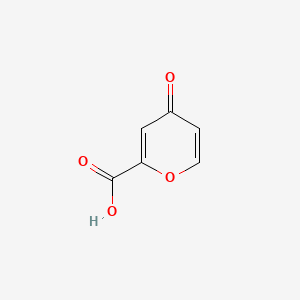 Chemical structure of Comanic Acid