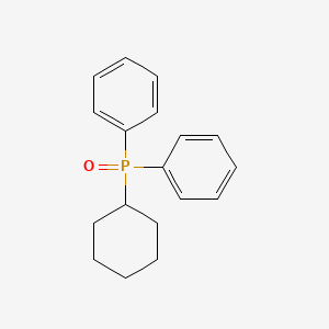 Chemical structure of Cyclohexyldiphenylphosphine Oxide