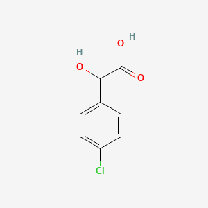 Chemical structure of 4-Chloro-DL-mandelic Acid