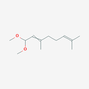Chemical structure of Citral dimethyl acetal
